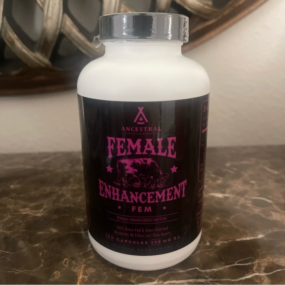 Ancestral Supplements Female Enhancement FEM 180 Capsules  *opened*